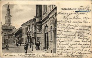 1905 Székesfehérvár, Kossuth utca. Eisler Adolf kiadása (EK)