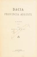 Király Pál: Dacia provincia Augusti I-II. köt. Történeti Nép- és Földrajzi Könyvtár XLVII-XLVIII. kö...