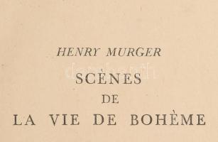 Murger, Henry: Scées de La vie de Bohéme. Paris, Bibliothéque Larousse. Félbőr kötés, kopottas állapotban.