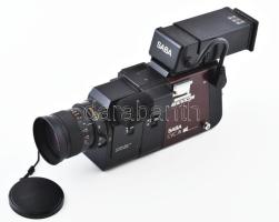SABA Newvicon CVC 74 SL videokamera, TV Zoom Lens 1:1.2 8.5-51mm Macro objektív, beépített mikrofon, jó állapotban, nincs kipróbálva