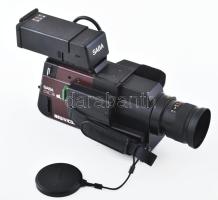 SABA Newvicon CVC 74 SL videokamera, TV Zoom Lens 1:1.2 8.5-51mm Macro objektív, beépített mikrofon,...