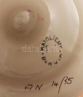 Deruta kancsóváza. Mázas kerámia, jelzett, hibátlan, m: 35 cm