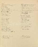 1870 "Új évi üdvözlet tekintetes Berger Kristof ellenőr urnak tisztelet jeléül A pesti kir. zál...