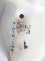 Cmielow lengyel irizáló mázas art deco szamár. Jelzett, kis kopással, pattogzással, 13x9 cm