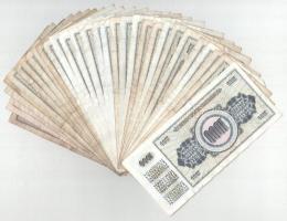 Jugoszlávia 1965. 100D + 1978. 1000D (8db) + 1981. 20D + 1981. 500D + 1981. 1000D (21db) + 1986. 100...