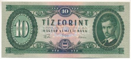 1960. 10Ft "A 208 048629" T:AU  Hungary 1960. 10 Forint "A 208 048629" C:AU  Adamo F4