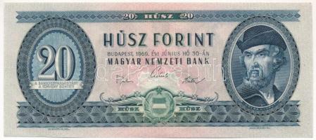 1969. 20Ft &quot;C 293 149971&quot; T:AU  Hungary 1969. 20 Forint &quot;C 293 149971&quot; C:AU Adamo F15