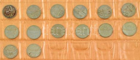 Szovjetunió 1949-1985. 1k-1R (165db) érmetétel 2db orosz nyelvű, műbőr berakóban T:vegyes
Soviet Un...