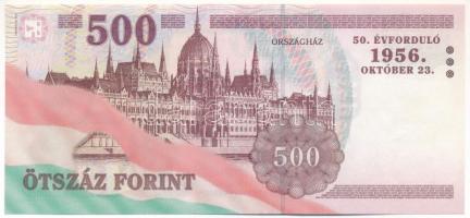 2006. 500Ft "A forradalom 50. évfordulója 1956. október 23.", "EC 6332583" T:UNC...