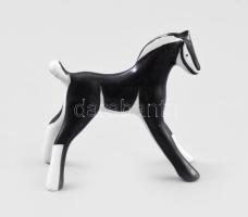 Cmielow Manufaktúra, Zdana Kosicka (1894-1972) tervező: Konik. Porcelán figura, cca 1955/60, jelzett, hibátlan, 6,5x6 cm