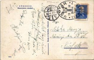 1938 Ungvár, Uzshorod, Uzhhorod, Uzhorod; Masarykovo námestí / Masaryk tér, gyógyszertár / square, p...
