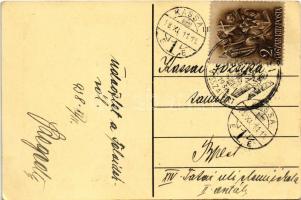 M. Kir. 1. Honvéd Gyalogezred Egyetemi Század plakettjének a képe + "1938 Kassa visszatért&quot...