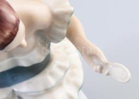 Royal Dux hölgy. Jelzett, kézzel festett, hibátlan, m: 15 cm