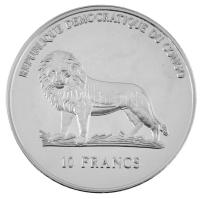 Kongó 2000. 10Fr Ag "2000. évi Olimpiai Játékok Sydney - Futás" T:PP folt, ujjlenyomat /
...