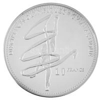 Kongó 2000. 10Fr Ag "2000. évi Olimpiai Játékok Sydney - Szalagtáncos" T:PP kis felszíni k...