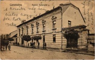 Karánsebes, Caransebes; Palatul Episcopiei / Püspöki palota. Ioan Balc kiadása / bishop's palace (EK)