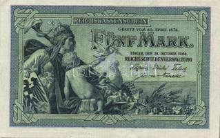 Német Birodalom / Császárság 1904. 5M T:I