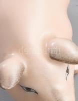 Herend újévi malac. Jelzett, hibátlan, dobozában, h: 8,5 cm