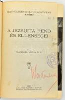 Gyűjtőkötet (kolligátum), 7 db egyházi-vallási témájú mű: Bangha Béla: A jezsuita rend ellenségei. K...