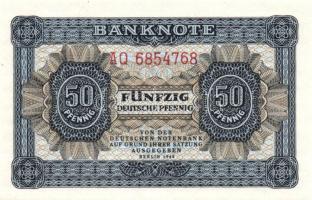 NDK 1948. 50Pf-1000M össz. 8 klf db, komplett sor T:I,II+