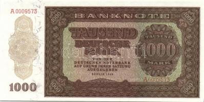 NDK 1948. 50Pf-1000M össz. 8 klf db, komplett sor T:I,II+