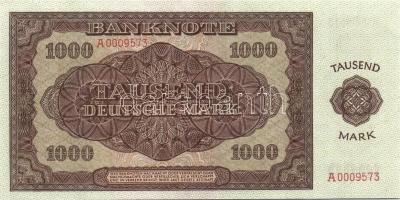 NDK 1948. 50Pf-1000M össz. 8 klf db, komplett sor T:I,II+