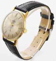 Cornavin Antimagnetic karóra. 17 köves, mechanikus, másodperc segédkörrel, bőr szíjjal, nem működik,...