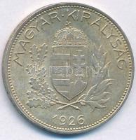 1926. 1P Ag T:AU,XF patina 
Adamo P6
