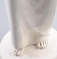 Kelemen Kristóf (1922-2001): Titok. 1985, festett terrakotta, képcsarnokos címkével, jelzett, kopáss...