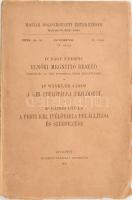 1925 : Magyar Jogászegyleti Értekezések Nagy Ferenc: Elnöki megnyitó beszéd, Winkler János: A kir. Ítélőtábla fejlődése, Gábor Gyula a pesti kir. ítélőtábla felállítása és szervezése. 75 p. Kissé sérült papírborítóval