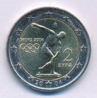 Görögország 2004. 2E "XXVIII. Olimpiai Játékok - Athén" T:AU,XF Greece 2004. 2 Euro "XXVIIIth Olympic Games 2004 in Athens" C:AU,XF Krause KM#209