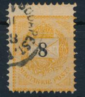 1888 8kr extra magasra fogazva