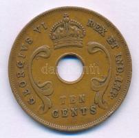 Brit Kelet-Afrika 1943. 10c bronz "VI. György" T:XF ph.
British East Africa 1943. 10 Cent...
