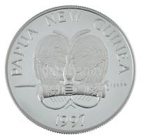 Pápua Új-Guinea 1997. 5K Ag "2000. évi Olimpiai Játékok Sydney - Vitorlázás" T:PP karc Pap...