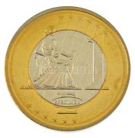 Ciprus 2003. 1E próbaveret T:UNC 
Cyprus 2003. 1 Euro trial strike C:UNC