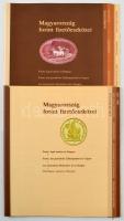 Magyarország forint fizetőeszközei. MNB kiadás az 1990-es évekből, bankjegyek és emlékpénzek, mappáb...