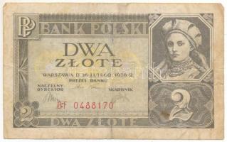 Lengyelország 1936. 2Zl "BF 0488170" T:F Poland 1936. 2 Zloty "BF 0488170" C:F