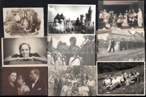 cca 1910-1950 55 db régi fotó és fotólap, nagyrészt csecsemők, asszonyok, családok