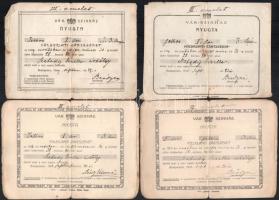 cca 1909-1931 vegyes budapesti színház és opera okmány tétel, össz. 8 db: 1929-30 2 db Opera, bérlet...