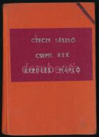 cca 1990-2000 Czecze László (1935-?) fényképes repülési naplója motornélküli sportrepülők részére, C...