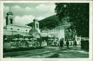 1940 Trencsénteplic, Trencianske Teplice; Gyógyterem. Kiadja Joza Holas / spa, bath