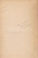 Lóránth László:
A Fekete Malom. [Regény.] (Dedikált.)
[Budapest, 1939]. Renaissance kiadás (Bokor ...