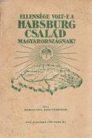 Bergendy Szilveszter: Ellensége volt-e a Habsburg család Magyarországnak? Történelmi korrajz a mohácsi csatától napjainkig. Budapest, 1927. Szerző (Apostol nyomda). 151 + [1] p. Első kiadás. Bergendy Szilveszter keresztényszocialista szerkesztő és szónok legitimista szemléletű történeti áttekintésében a Habsburg-ház hazai szerepét végső soron pozitívnak ítéli. A dolgozat végén elhelyezett, érdekes eszmefuttatásában úgy véli, hogy az uralkodóházhoz mindig is lojális egykori nemzetiségeinkkel összefogva, Ottó trónra emelésével a trianoni döntés visszavonható. A munka a kiadás évében még egy kiadásban napvilágot látott. A címoldalon régi gyűjteményi bélyegzés, néhány oldalon halvány foltosság. Fűzve, illusztrált, enyhén sérült kiadói borítóban. Jó példány.