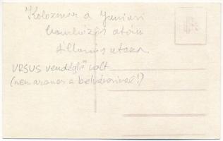1944 Kolozsvár, Cluj; Állomás utca a júniusi bombázás után, volt Ursus romjai - MODERN MÁSOLAT / Cof...