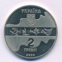 Ukrajna 2000. 2H Ni-sárgaréz "2000. évi Olimpiai Játékok Sydney - Torna" T:XF karc
Ukrain...