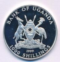 Uganda 1999. 1000Sh Ag "2000. évi Olimpiai Játékok Sydney - Íjászat" T:PP folt
Uganda 199...