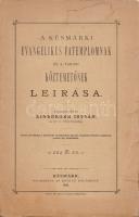 Linberger István (szerk.): A késmárki evangelikus fatemplomnak és a városi köztemetőnek leírása. Késmárk, 1892. (Sauter Pál ny.) 18 p. + 4 t. Egyetlen kiadás. A kiadvány címoldala szerint: ,,A helytörténeti kiadvány tiszta jövedelme a késmárki evangelikus egyház templom-építési alapjának javára fordíttatik". A táblákon a régi, döntően németek látogatta késmárki evangélikus fatemplom enteriőrje, homlokzata, illetve az építés alatt álló kőtemplom homlokzatrajza. Az első tábla verzóján régi ajándékozási bejegyzés. Fűzve, kiadói borítóban, az első fedőborítón apró foltosság, hátsó fedőborítóján apró javítás és hiány. Jó példány.