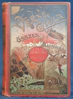 Verne, [Jules] Gyula: A bundák hazája. Regény. Második, egyedül jogosított magyar képes kiadás. Fordította Gaal Mózes. [Teljes.] Budapest, 1910. Franklin-Társulat Magyar Irodalmi Intézet és Könyvnyomda. 386 p. Verne Gyula Hudson-öböl környékén játszódó prémvadászati, csillagászati, eszkimó néprajzi és a szélsőséges időjárás jelentette fenyegetést feldolgozó kalandregénye eredeti nyelven először folyóiratfolytatásokban jelent meg, a ,,Magasin d'éducation et de récréation" hasábjain, 1872-1873-ban, ,,Le Pays des fourrures" címmel. Kötet formájában először 1873-ban látott napvilágot, magyar nyelven elsőként György Aladár átdolgozásában (Ráth Mór, 1876), igazi klasszikus fordítása azonban Gaal Mózes 1899-ben jelent meg, a Franklin-Társulat Verne-sorozatában. A Gaal Mózes-féle fordítás a századfordulótól Zempléni P. Gyula szövegváltozatával versenyzett (Vass J., 1905), ám a Franklin-Társulat-féle Gaal Mózes-fordítás továbbra is az egyedül jogosított képes kiadás maradt, amely közölte a francia eredetihez készített 101 egész oldalas illusztrációt. Néhány oldalon apró, halvány foltosság. Az első előzéken kézírásos jegyzet, az illusztrált címoldalon régi tulajdonosi bejegyzés. Aranyozott, festett, vaknyomásos, sérült gerincű kiadói egészvászon kötésben, márványmintás festésű lapszélekkel, a hátsó kötéstábla sarkán apró foltossággal.