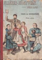 Pósa Lajos: Haza és szabadság. Hazafias költemények és szavalatok. Budapest, [1895]. Singer és Wolfner (Corvina Irodalmi és Nyomdai Rt.) 1 t. (címkép) + 45 + [3] p. Első kiadás. A milleniumi felbuzdulás alkalmából készült ifjúsági verseskötetünket oldalszámozáson belül egy szövegközti illusztráció kíséri. Az utolsó oldalakon kiadói hirdetések, az előzékeken a kiadó ifjúsági sorozatainak képes hirdetései. A Petőfi-szobrot ábrázoló címkép rektóján 1896 nyaráról való ajándékozási bejegyzés. Színes kőnyomattal illusztrált, enyhén foltos kiadói félvászon kötésben. Jó példány.