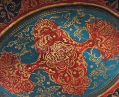 14 db keleti váza, , indiai dísztárgy. zománc festéssel gazdagon díszített, szép állapotban. kb 32 c...